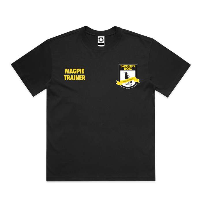 Magpie Trainer Tee (Black)