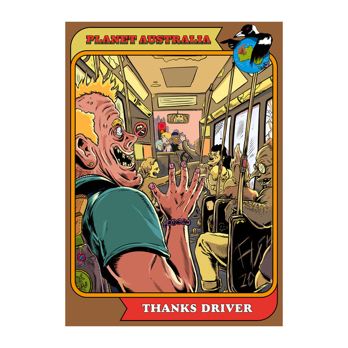 Planet Australia - Brown Card #2: Thanks Driver